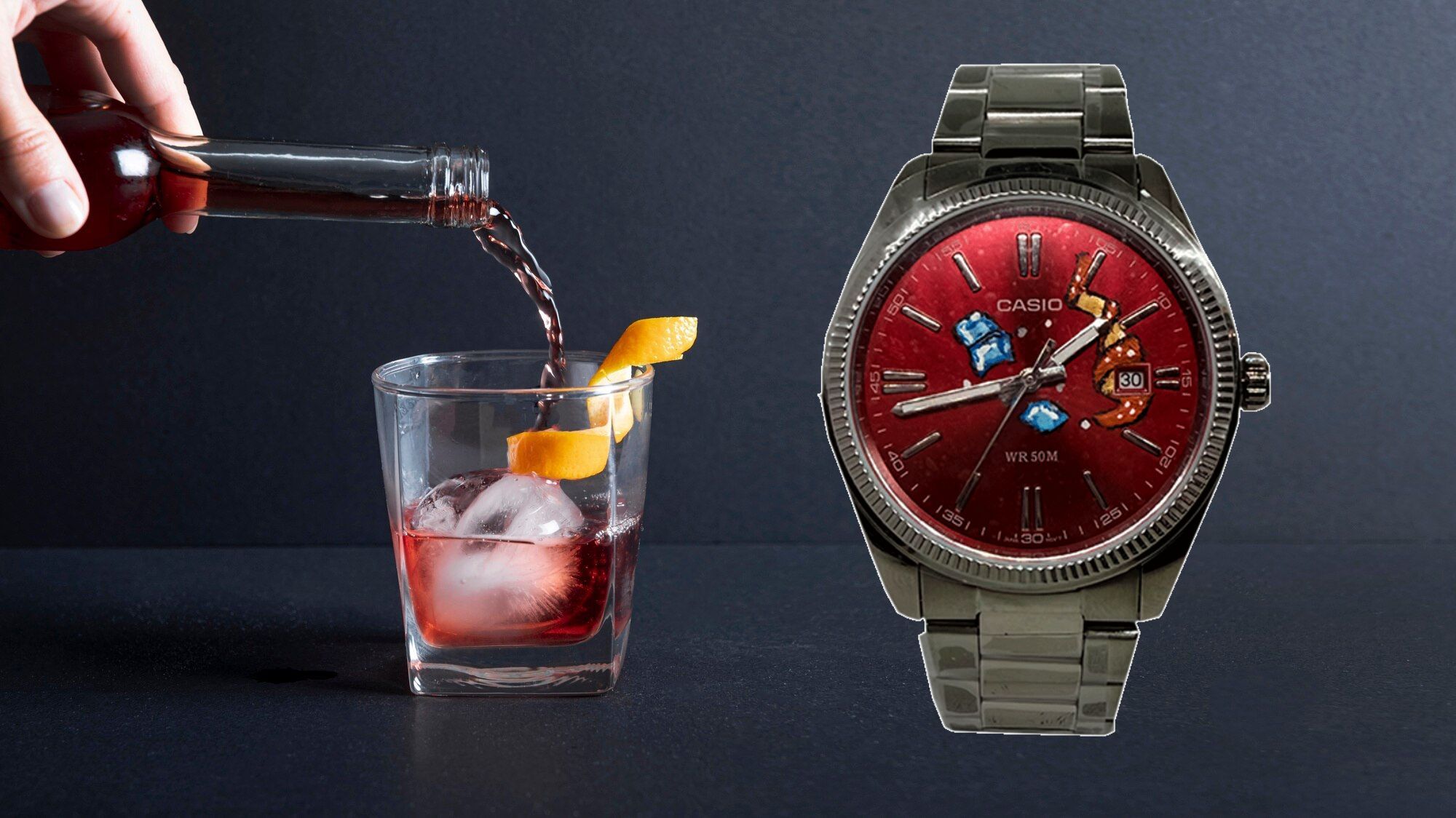 Часовник Casio Collection MTP-1302PD-4AVEF РЪЧНО РИСУВАН